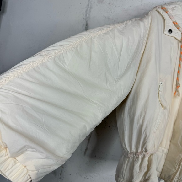 Free People Movement Quilted Hooded Lightweight Snap Button Zip Up Jacket Med - Picture 8 of 16